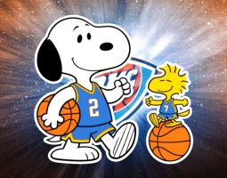 Snoopy Oklahoma City Thunder Banner