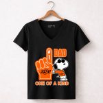 Snoopy Oklahoma State Cowboys 1 Dad One Of A Kind 7 Womens V Neck.jpg