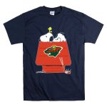 Snoopy On Doghouse With Minnesota Wild Logo And Hockey Gear T Shirt 7 1.jpg