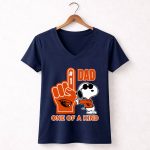 Snoopy Oregon State Beavers 1 Dad One Of A Kind 5 Womens V Neck.jpg