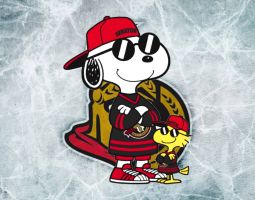 Snoopy Ottawa Senators Banner