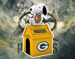 Snoopy Packers Banner