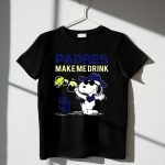 Snoopy Padres Make Me Drink San Diego Fans Peanuts Baseball Brew Fun 1 T Shirt.jpg