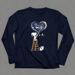 Snoopy Painting Seattle Seahawks Logo Heart With Woodstock 6 Long Sleeves
