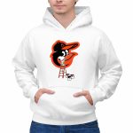 Snoopy Paints The Baltimore Orioles Logo 2 Hoodie