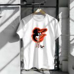 Snoopy Paints The Baltimore Orioles Logo T Shirt 6
