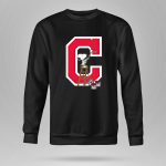 Snoopy Paints The Logo Cleveland Indians Baseball 9 Sweatshirt.jpg