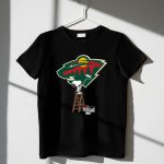 Snoopy Paints The Minnesota Wild Logo Ice Hockey 1 T Shirt.jpg