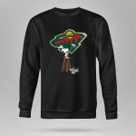 Snoopy Paints The Minnesota Wild Logo Ice Hockey 9 Sweatshirt.jpg