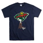 Snoopy Paints The Minnesota Wild Logo Ice Hockey T Shirt 7.jpg