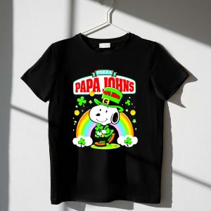 Snoopy Papa Johns Pizza St Patricks Day shirt 1 T Shirt