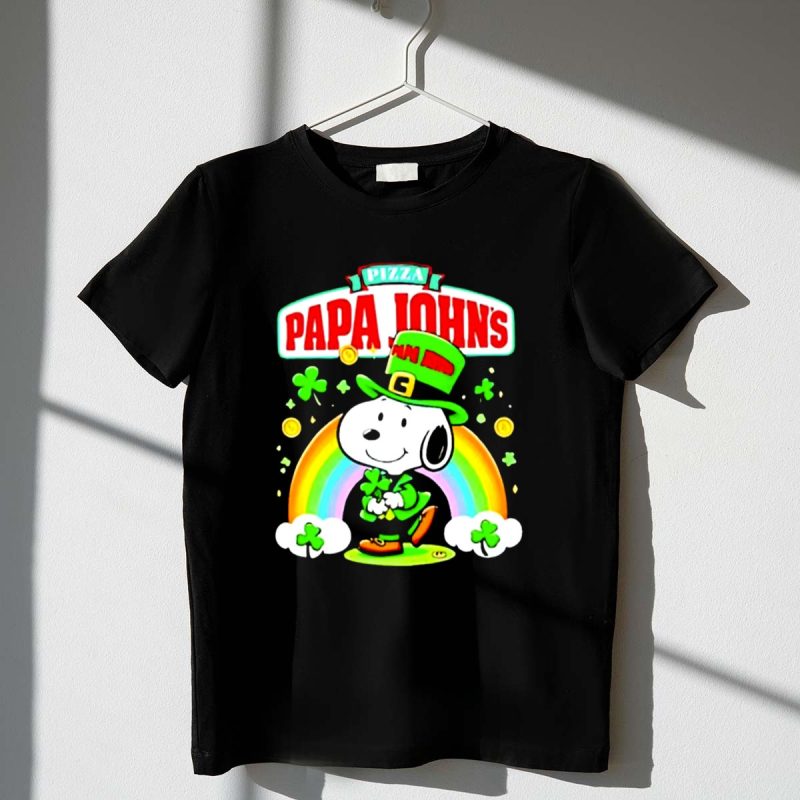 Snoopy Papa Johns Pizza St Patricks Day Shirt 1 T Shirt