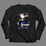 Snoopy Patriots Ride with Woodstock Football Car 4 Long Sleeves