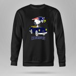Snoopy Patriots Ride with Woodstock Football Car 9 Sweatshirt