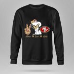 Snoopy Peace Love 49ers Sf 9 Sweatshirt