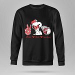 Snoopy Peace Love Cleveland Guardians Baseball Iconic Imagery With Red Heart And Cap 9 Sweatshirt.jpg