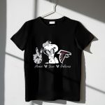 Snoopy Peace Love Falcons Atlanta Football 1 T Shirt