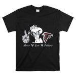 Snoopy Peace Love Falcons Atlanta Football T Shirt 6