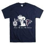 Snoopy Peace Love Falcons Atlanta Football T Shirt 7