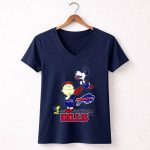 Snoopy Peanuts Buffalo Bills Football Team 5 Womens V Neck.jpg