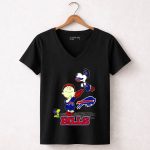 Snoopy Peanuts Buffalo Bills Football Team 7 Womens V Neck.jpg