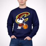 Snoopy Peanuts Cleveland Cavaliers NBA Basketball 3 Sweatshirt