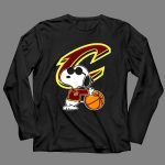 Snoopy Peanuts Cleveland Cavaliers NBA Basketball 4 Long Sleeves