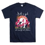 Snoopy Peanuts Just A Girl Who Love Fall And Alabama Crimson Tide T Shirt 7