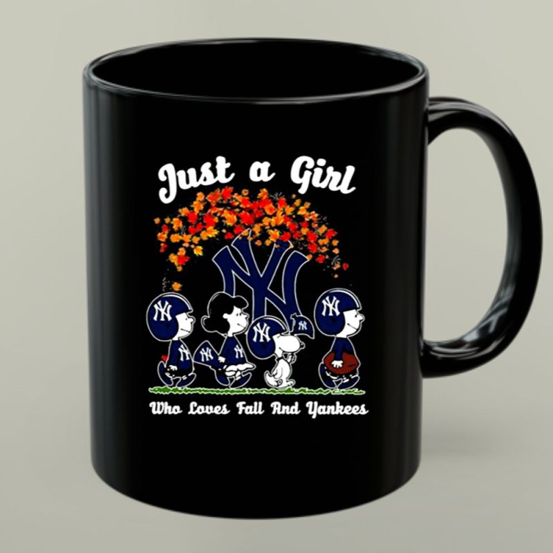 Snoopy Peanuts Just A Girl Who Love Fall And New York Yankees 1 Mug.jpg