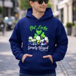 Snoopy Peanuts Not Lucky Simply Blessed Romans 4 7 8 8 Hoodie