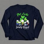Snoopy Peanuts Not Lucky Simply Blessed Romans 4 7 8 91 Long Sleeves