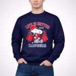 Snoopy Peanuts life is better with Texas Rangers 3 Sweatshirt.jpg