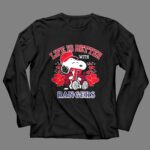 Snoopy Peanuts life is better with Texas Rangers 4 Long Sleeves.jpg