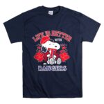 Snoopy Peanuts life is better with Texas Rangers T Shirt 7.jpg
