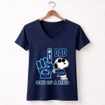 Snoopy Penn State Nittany Lions 1 Dad One Of A Kind 5 Womens V Neck.jpg