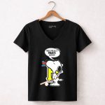 Snoopy Pittsburgh Pirates Fans This Is For All U Pirates Haters 7 Womens V Neck.jpg