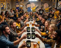 Snoopy Pittsburgh Steelers Mug Banner