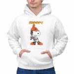 Snoopy Play Baseball For Baltimore Orioles 2 Hoodie