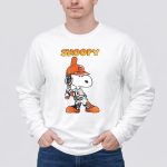Snoopy Play Baseball For Baltimore Orioles 4 Long Sleeves