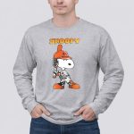 Snoopy Play Baseball For Baltimore Orioles 6 Long Sleeves
