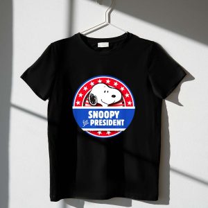 Snoopy President Campaign Badge Stars 1 T Shirt 1