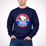 Snoopy President Campaign Badge Stars 3 Sweatshirt 1