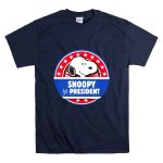 Snoopy President Campaign Badge Stars 7 T Shirt