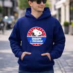 Snoopy President Campaign Badge Stars 8 Hoodie 1