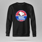 Snoopy President Campaign Badge Stars 9 Sweatshirt 1