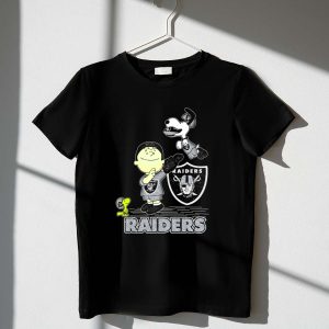 Snoopy Raiders Football Team with Las Vegas Logo and Friends 1 T Shirt