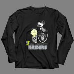 Snoopy Raiders Football Team with Las Vegas Logo and Friends 4 Long Sleeves