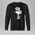Snoopy Raiders Haters Football Helmet Taunting Peanuts Raiders Fans 9 Sweatshirt