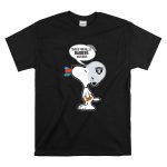 Snoopy Raiders Haters Football Helmet Taunting Peanuts Raiders Fans T Shirt 6