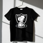 Snoopy Raiders Oakland Raiders Football NFL Peanuts Crossover 1 T Shirt